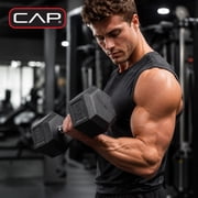 (2 pack) CAP Barbell, 35lb Coated Hex Dumbbell, Single