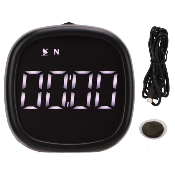 Velocímetro GPS digital universal de alta precisión con alarma de exceso de velocidad y pantalla HUD de 5 V para coche.