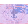 thumbnail image 1 of Ahgly Company Indoor Rectangle Patterned Bright Lilac Purple Area Rugs, 5' x 8', 1 of 6