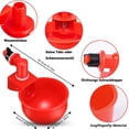 thumbnail image 2 of Innovative Poultry Hydration Solution, Automatic Chicken Waterer Cups With Gravity Fed System For Hassle-Free Watering Of Various Birds, 2 of 6