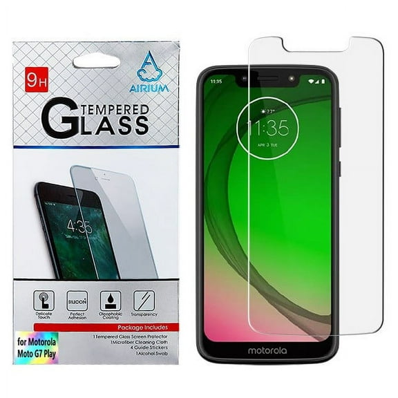 Motorola Moto G7 PLAY Screen Protector Shockproof Tempered Glass LCD Screen Protector Crystal CLEAR 9H 2.5D HD Guard Screen Protector Cover for Motorola MOTO G7 PLAY