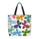 thumbnail image 1 of Disketp Colorful Butterflies Bolsa Tote de Lona para Mujer, Bolso de Hombro y Cruzado con Cierre de Cremallera, 1 of 7