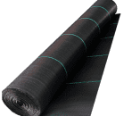 TEQIN 3FT x 300FT Weed Barrier Landscape,3.24oz Heavy Duty Durable Woven Geotextile Fabric,Landscape Fabric High Permeability for Weed Blocker Weed Mat, Driveway Fabric, Weed Control Garden Cloth