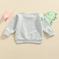 thumbnail image 4 of Infant Baby Boy Girl Fall Winter Clothes Letter Print Long Sleeve Pullover Sweatshirt Sweater Tops Big Bro 3-4 Years, 4 of 7