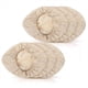thumbnail image 2 of 24 Piezas Cubierta de Canasta de Prueba de Pan de Forma Ovalada Cesta de Fermentación de Masa Fermentada de Masa para Hornear de Ratán Natural Forro de Tela, 2 of 5