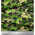 thumbnail image 3 of Soimoi Rayon Fabric Animals & Camouflage Print Fabric by Yard 56 Inch Wide, 3 of 3