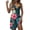 Dark Green, variant on Womens Hawaii Dress Floral Print Sleeveless Tank Dress Comfy Round Neck Tunic Cover-Ups Going Out Mini Dress Summer 2026 Multicolor XL