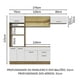 thumbnail image 3 of Cocina Integral 270cm Agata Madesa 04 Marrón/Blanco, 3 of 5