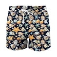 thumbnail image 6 of Guluxicc Swim Trunks Men Casual Board Shorts Summer Hawaiian Beach Bathing Suit Quick Dry Swimming Trunks with Pockets, 6 of 7