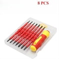 thumbnail image 5 of Juego de Destornilladores con Aislamiento VDE de 1000 V y Puntas Ranuradas Magnéticas para Reparaciones Eléctricas Profesionales (8 Piezas), 5 of 5