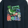 thumbnail image 3 of Disney - Toy Story - Rex This Is How I Roll - Men's Long Sleeve T-Shirt, 3 of 5