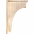 thumbnail image 3 of 7 1/2"W x 14"D x 22"H Huntington Smooth Corbel w/Backplate, Douglas Fir, 3 of 9