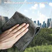 Thickened Magic Microfiber Cleaning Cloths, Lint Free Streak Free, 10 Pack.Ultra Absorbent Reusable Cloth for Car Kitchen Window Glass Screen, Scratch-Free & Washable