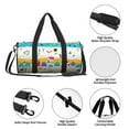 thumbnail image 6 of Gaeub Funny Farm Lightweight Travel Cylinder Bag Gym Tote Bag Sports Training Duffle Bag with Pockets and Straps, 6 of 8