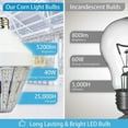 thumbnail image 6 of GT-Lite 40W LED Cob Light Bulb for Garages and Workshops, 5200 Lumens, 5000K Daylight, E26 Base, 6 of 8