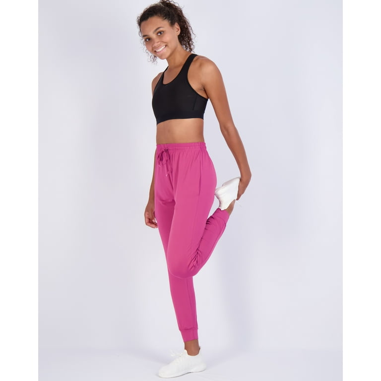 Real Essentials 3 Pack: Womens Dry-Fit Active Athletic Joggers Yoga Lounge  Pants - Drawstring (Available in Plus Size) : : Clothing, Shoes 