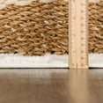 thumbnail image 3 of Hauteloom Noah Vineyards Living Room, Bedroom Soft Shag Area Rug - High Shaggy Plush Pile - High Low - Boho Farmhouse - Beige, Cream, White, Gray - 7'10" x 10', 3 of 10