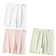 thumbnail image 5 of Bike Shorts for Girls - Toddler, Kid, Dance & Ice Silk Shorts Boyshort Panties Big Kids Soft Underwear, 3 Pack, 2-12 Years, 5 of 5