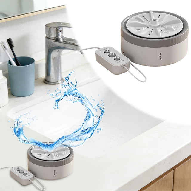 BotaniNest Turbine Mini Washing Machine Portable Rotating Laundry For Travel & Home Plug In Operation (Multiple Colors )