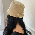 thumbnail image 3 of CoCopeanut Topi Katun Baru Pita Pantai untuk Wanita Topi Wanita Topi Bucket Wanita Topi Musim Panas Wanita Anti-UV Panama Topi Matahari Musim Panas Topi Wanita Luar Ruangan, 3 of 6