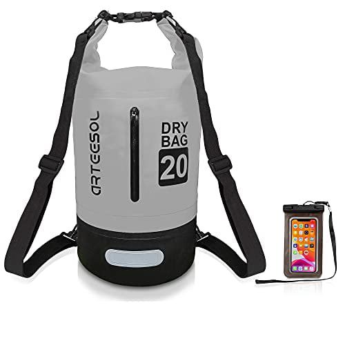 arteesol Dry Bag Waterproof Sack Canoe Kayak Camping Cycling Hiking 10L 20L 30L 
