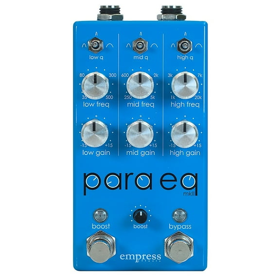Empress Effects ParaEq MKII Effects Pedal Blue
