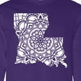 thumbnail image 4 of Inktastic Louisiana Silhouette Mandala Long Sleeve T-Shirt, 4 of 5