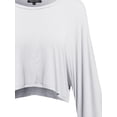 thumbnail image 4 of FashionOutfit Women's Trendy Solid Kimono Long Sleeve Crop Top, 4 of 4