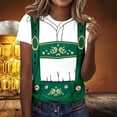 thumbnail image 2 of T-shirts Stylés pour Femmes à Porter Décontractément avec Imprimé Festival de la Bière Col Rond Manches Courtes Design Parfait pour Style Toute l'Année, 2 of 5