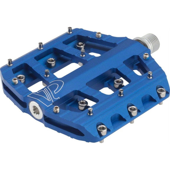 VP Components VP-015 Vice Trail Pedals 9/16" Alloy Body 8 Replaceable Pins Blue