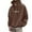 D1-Brown663, variant on Men's Handwritten Letter Graphic Hooded Drawstring Loose Long Sleeve Pullover Tops West Coast Casual Sweatshirts With Pocket
