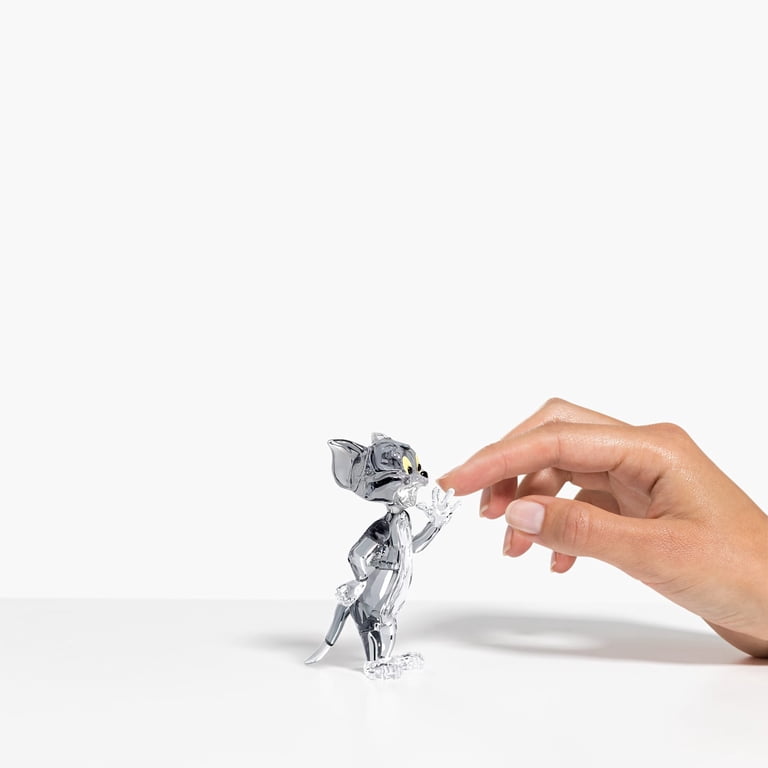 Swarovski Crystal Figurine: Tom from Tom & Jerry, Gray, 273 Facets