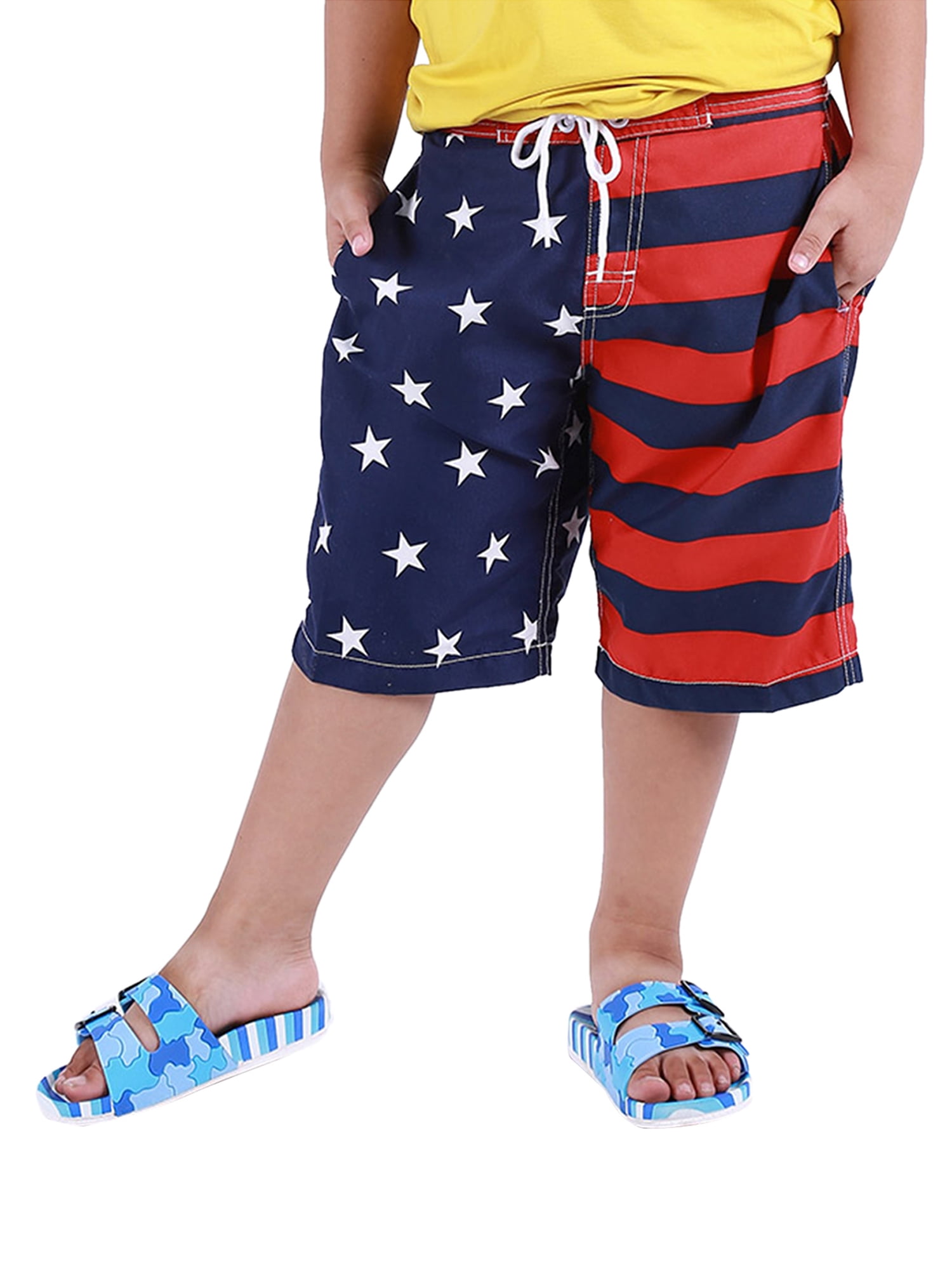 Peyakidsaa Kids Toddler Boy American Flag Swim Trunks 4th of July Beach  Shorts Pants - Walmart.com