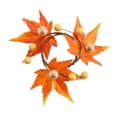 thumbnail image 1 of Anillo de servilleta de otoño de hoja de arce, accesorios de cuentas con hebilla, soporte de para manualidades, decoración de cocina para el, 1 of 5