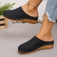 thumbnail image 6 of Iyufng Women's Closed-toe Wedge Sandals Summer Casual Outdoor Beach Shoes, 6 of 8