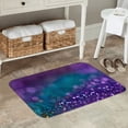 thumbnail image 5 of Kdxio Purple and Green Glitter,16" x 24", Non-Slip Front Door Mats,Outdoor Welcome Mat Washable, 5 of 9
