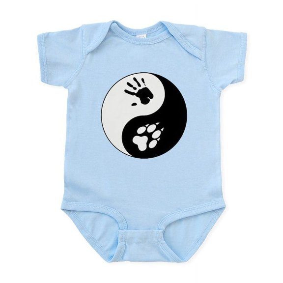 CafePress - Wolf Therian Ying Yang Infant Bodysuit - Baby Light Bodysuit, Size Newborn - 24 Months