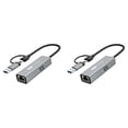thumbnail image 1 of 2X USB 3.2 to 5Gbps Ethernet Adapter RTL8157 5000Mbps RJ45 Network Converter for Laptop Support 5G,2.5G,1G,100Mbps, 1 of 7