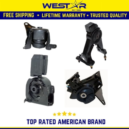 2005-2010 Scion tC 2.4L Engine Motor & Transmission Mount Full Set 4PCS Manual Replaces 9679 9701 9158 9715