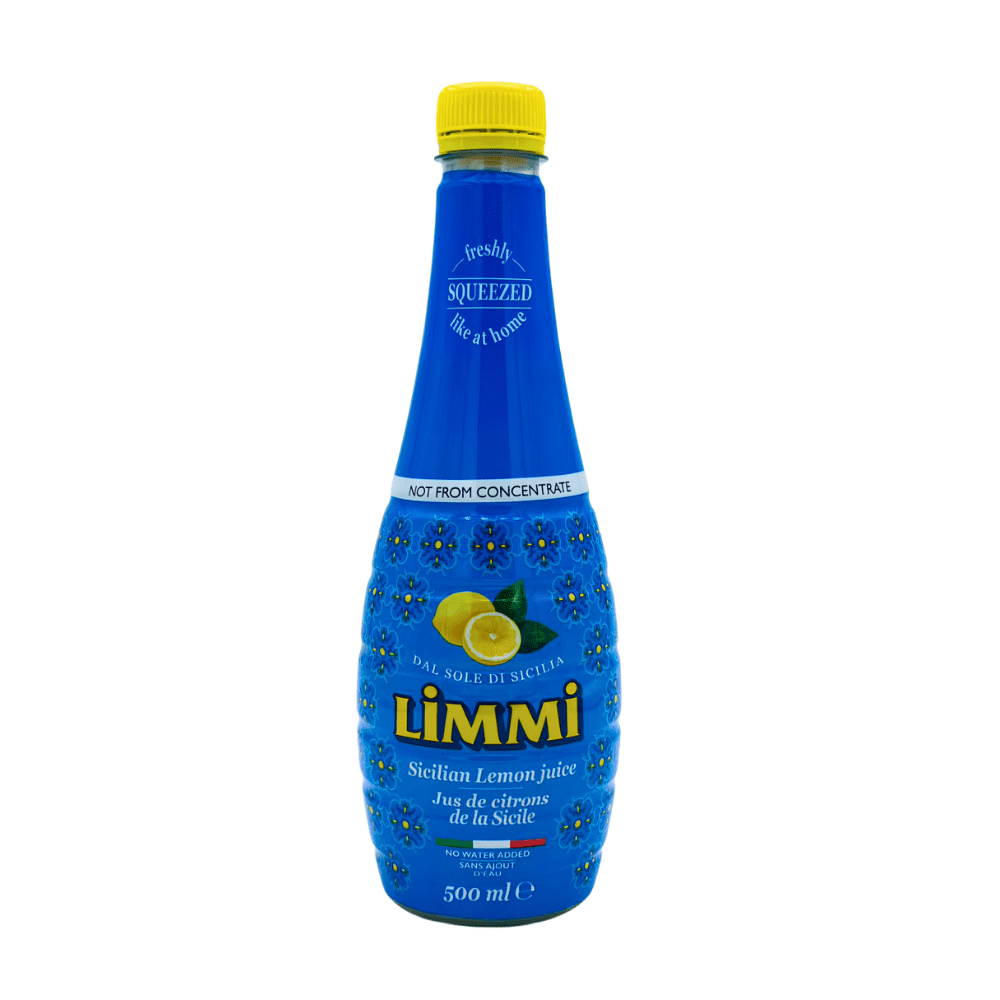 Limmi Jus de citron sicilien 100 %, non fait de concentré, jus liquide, 500 ml