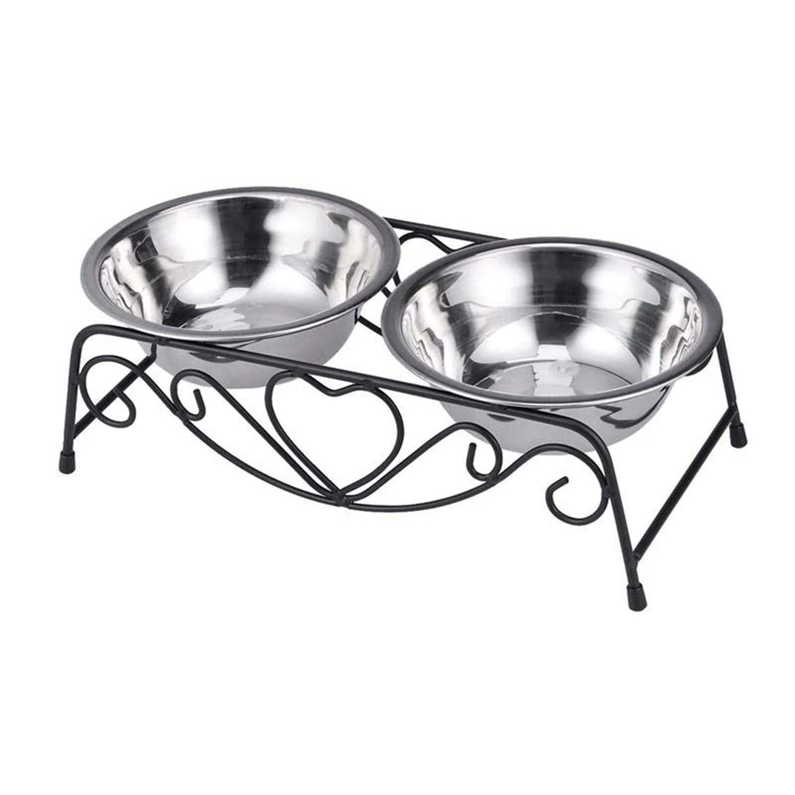 Dog Bowls Elevated Stand Pet Feeding Dish Pet Bowls Tilted Cat Dog Bowl Dish Pet Feeder And Waterer for Puppy Small Medium Large Dogs