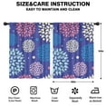 thumbnail image 2 of Blackout Kids Curtains,Boho Bohemia Pioneer Flower Art Childrens Insulated Curtains Set Of 2,Bedroom Essentials,Toddler Room Decor 42"x54"(106x137cm), 2 of 4