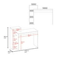 thumbnail image 6 of We Have Furniture Foxburg Desk , Office, Light Pine, 6 of 7