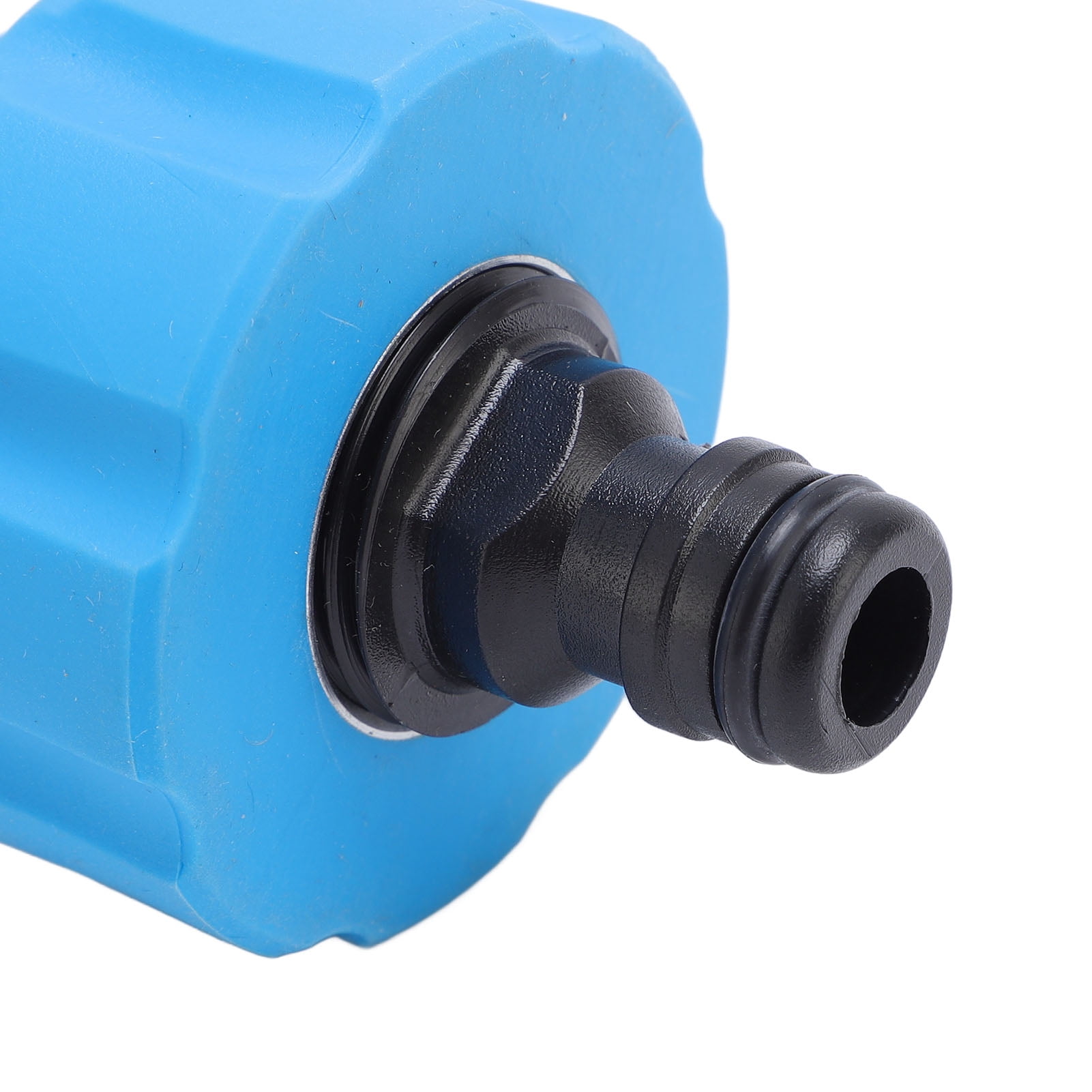M Buder Garden Hose Nozzle Stainless Steel Fireman Style Heavy Duty Sprayer, High Pressure Adjustable Flow Spray for Plants Watering Car Pet Washing (4.33 x 2.56 x 2.16 in / 11 x 6.5 x 5.5 cm)