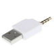 thumbnail image 1 of Adaptador USB 2.0 a 3,5 mm para Apple iPod Shuffle de 1.ª y 2.ª generación Blanco, 1 of 5