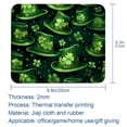thumbnail image 5 of Saint Patrick's Day Square Desk Mat, 8.3x9.8 Inch, Non-Slip Rubber Bottom, Printed, Suitable for Office and Gaming - Gaming Mousepad and Mouse Pad, 5 of 6