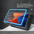 thumbnail image 3 of FIEWESEY for Samsung Galaxy Tab S8 Plus/Tab S7 Plus Tablet Case,Shock-Resistant Drop-Proof Hybrid Rugged case(Built-in Stand), for Samsung Galaxy Tab S8 Plus/S7 Plus 12.4 inch Tablet(Blue), 3 of 7
