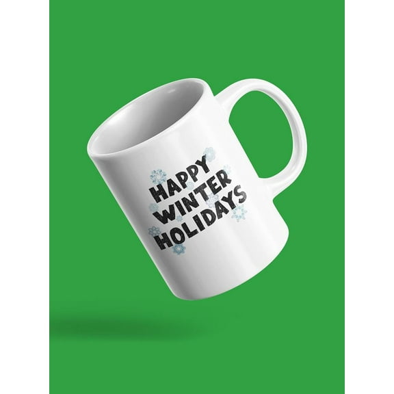 Happy Winter Holidays Mug Unisex's -Image by Shutterstock