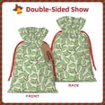 thumbnail image 2 of Pofeuu Cute Crocodile Print Burlap Bags with Drawstrings Drawstring Gift Bags Pouch Bag for Thankgiving Birthday Party Gift Wrapping Treats and Party Favors-Small, 2 of 9
