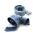 thumbnail image 4 of YM YOUMU Women Denim Waist Belt Metal Buckle Waistband Punk Casual, 4 of 4